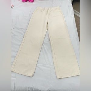 SHEIN DAZY HIGH WASTED WIDE LEG JEANS